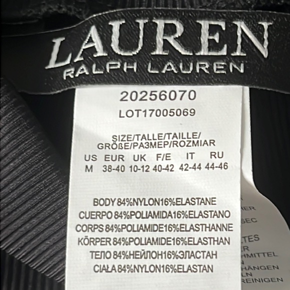 Ralph Lauren Rib Solids Cropped Mock Neck Rashguard - Picture 12 of 14